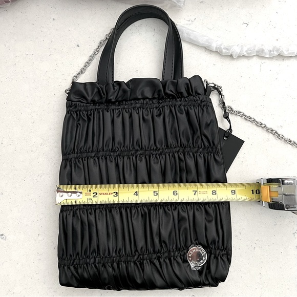 Kendall + Kylie Rouched Satin Crossbody Handbag - Picture 14 of 16